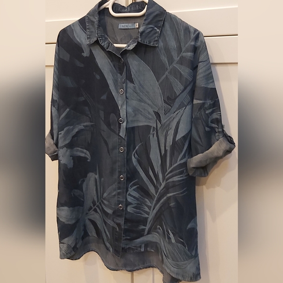 🌼 Linen Luv Button-Up Shirt - Picture 3 of 9